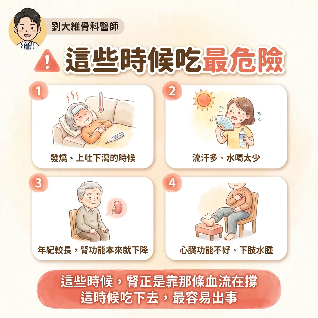 NSAID 類止痛藥全解析：常見種類、與普拿疼的差別、傷腎機轉與替代方案 衛教圖 6