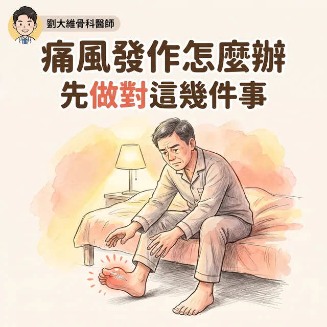 痛風發作怎麼辦